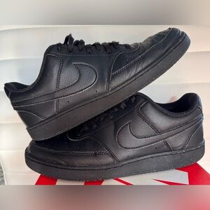 Nike Court Vision Low Triple Black - Size 9 - DH2987-002 - No Original Box